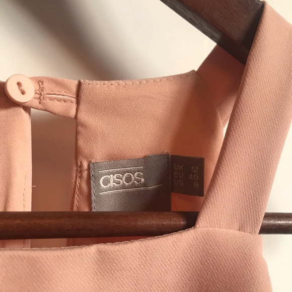ASOS Cold Shoulder Light Pink Top - Picture 3 of 5